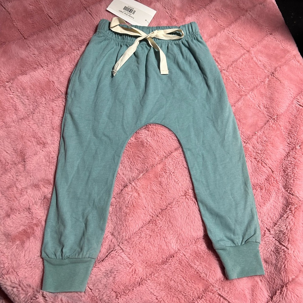 Orcas Lucille Boys Joggers 2T | Teal Blue Lounge Pants NWT